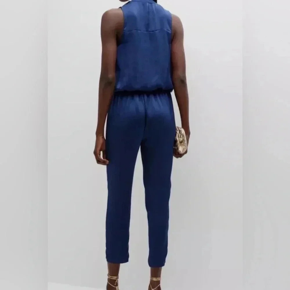 Ramy Brook Blue Halter Jumpsuit - Picture 10 of 10